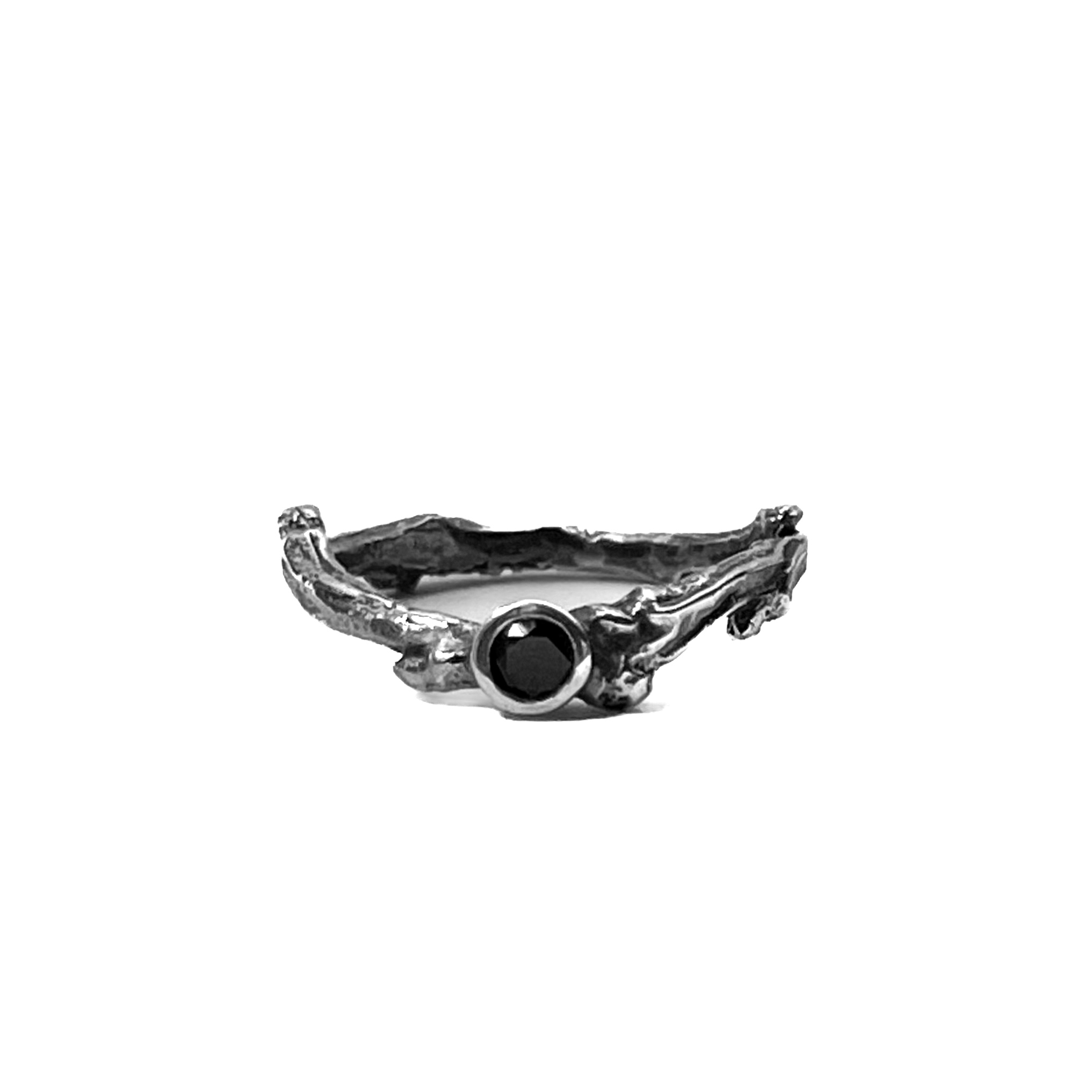 TWIG ring black sapphire - Image 2