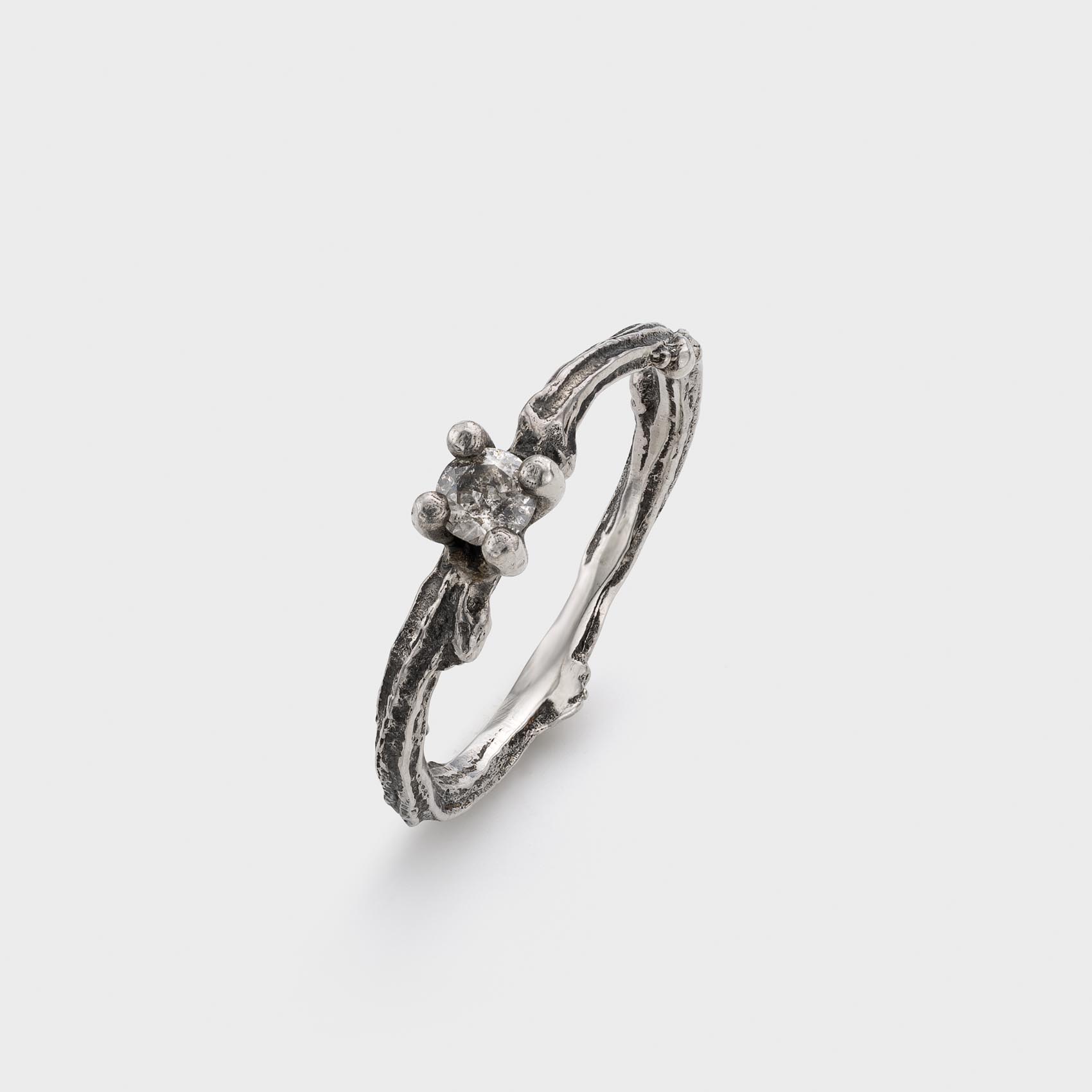 SOLITAIR twig ring