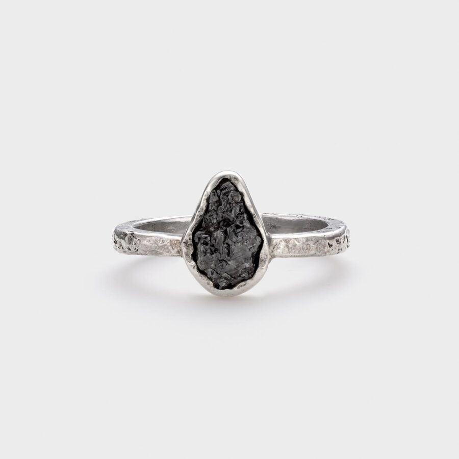 SOLITAIR raw diamond ring